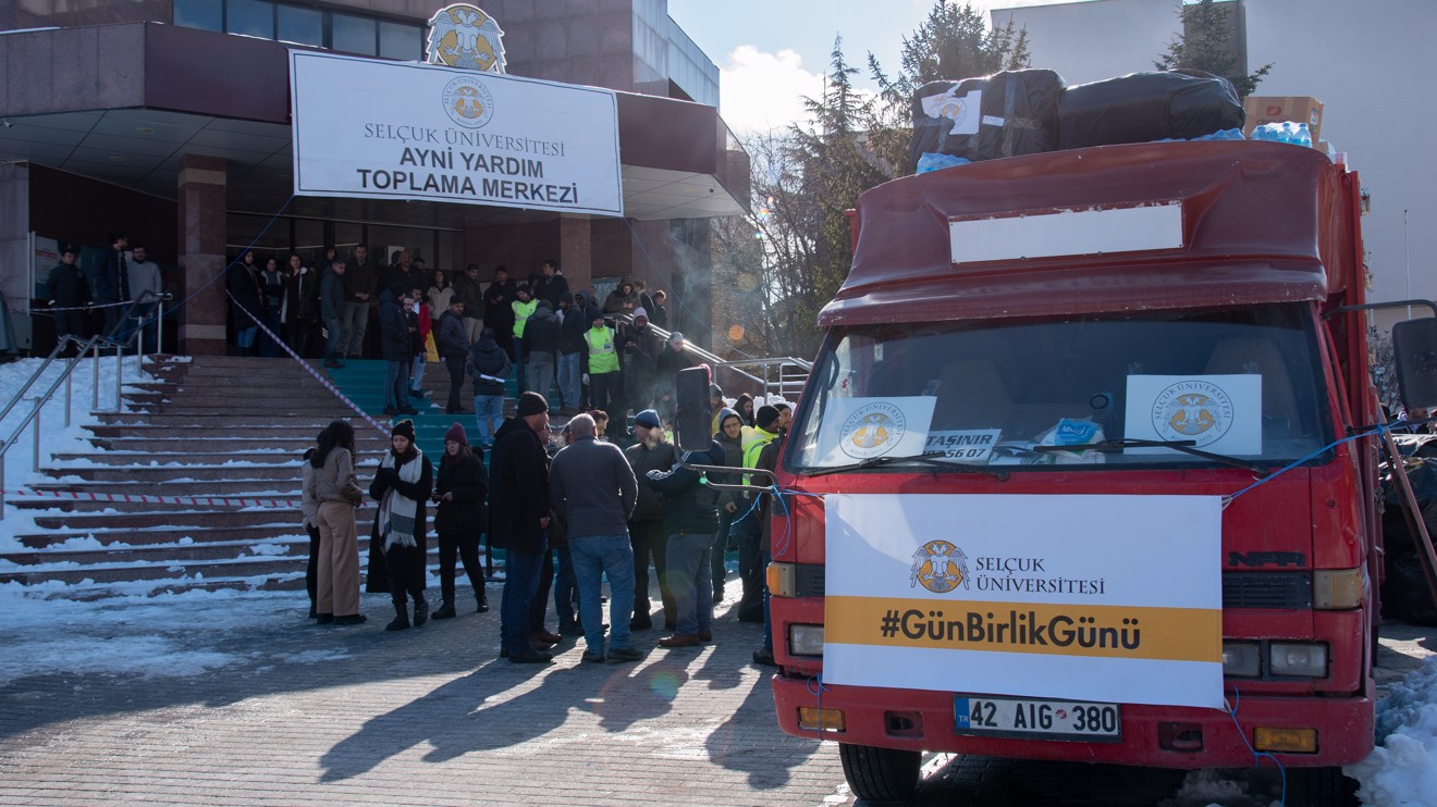 Selçuk Üniversitesi, Ayni Yardım Kampanyası düzenledi